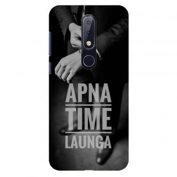 NDCOM Aopna Time Ayega Printed Hard Mobile Back Cover C...