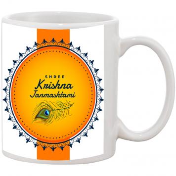 Mekanshi Premium Krishna Janmashtimi Printed Gift Mug f...