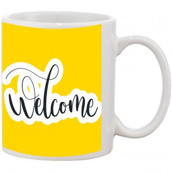 Mekanshi Premium Saying Welcome Printed Gift Mug for Yo...