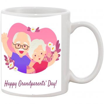 Mekanshi Premium Grand Parents Printed Gift Mug for You...