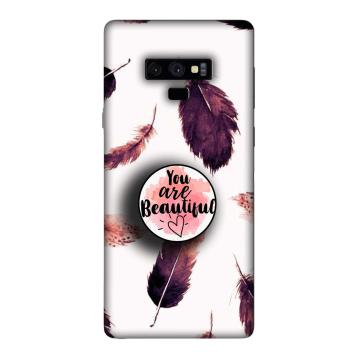 NDCOM Beautiful Feathers You Are Beautiful Printed Hard...