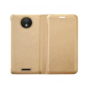 Motorola Moto C Plus Synthetic Leather Flip Cover Case ...