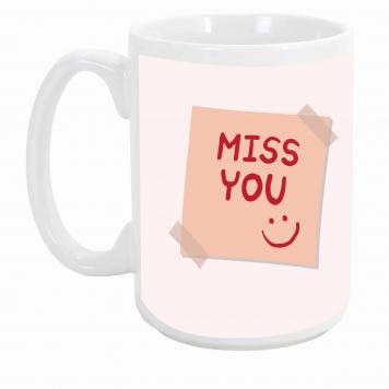 Mekanshi Premium Miss You Printed Gift Mug for Your Lov...