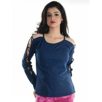 Ovela Casual & Stylish Top (Blue) by Asli Fashion