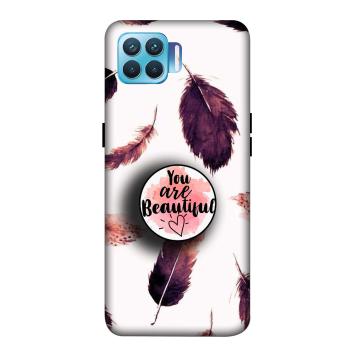 NDCOM Beautiful Feathers You Are Beautiful Printed Hard...