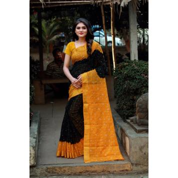 SVB Saree Multicolour Mysore Silk Saree For Women