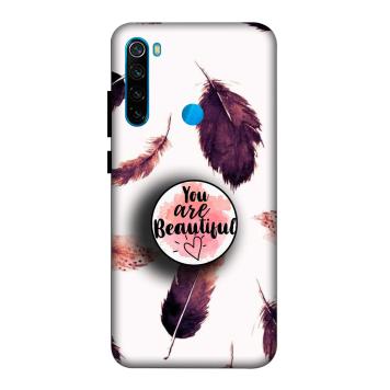 NDCOM Beautiful Feathers You Are Beautiful Printed Hard...