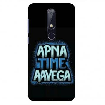 NDCOM Apna Time Ayega Slogan Printed Hard Mobile Back C...