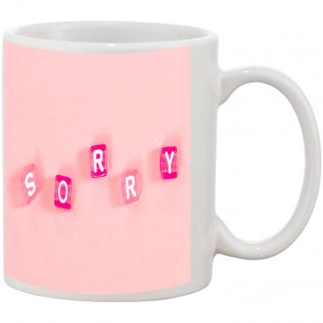 Mekanshi Premium Saying Sorry, Apologies Printed Gift M...