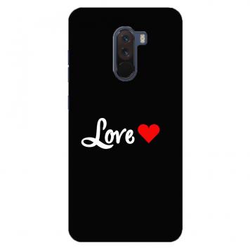 NDCOM Love With Heart Printed Hard Mobile Back Cover Ca...