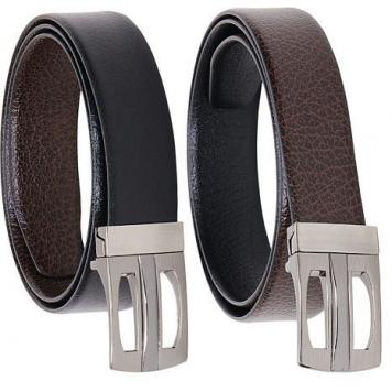 Shurunkun 2 Side Reversible Style Genuine Leather Belt ...