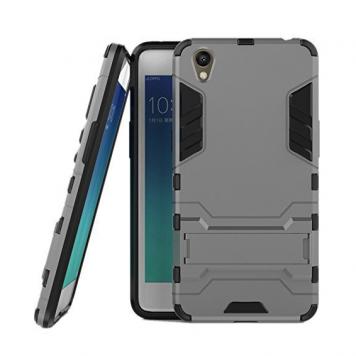 Oppo A37 Robot Kickstand Cover Shockproof Military Grad...