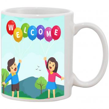 Mekanshi Premium Saying Welcome Printed Gift Mug for Yo...