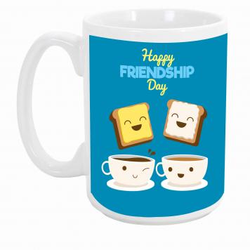 Mekanshi Premium happy friendship day Printed Gift Mug ...