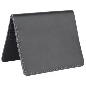 Men Black Genuine Leather RFID Wallet 6 Card Slot 1 Not...