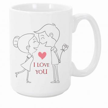 Mekanshi Premium I Love You  Printed Gift Mug for Your ...