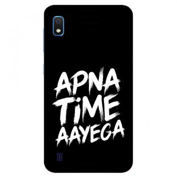 NDCOM Apna Time Ayega Quote Printed Hard Mobile Back Co...