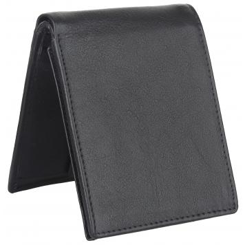 Men Black Pure Leather RFID Wallet 7 Card Slot 2 Note C...