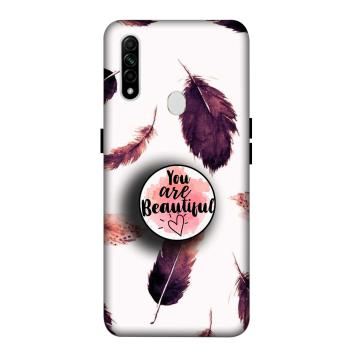 NDCOM Beautiful Feathers You Are Beautiful Printed Hard...