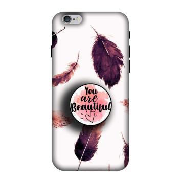 NDCOM Beautiful Feathers You Are Beautiful Printed Hard...