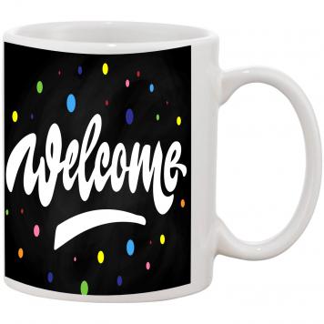 Mekanshi Premium Saying Welcome Printed Gift Mug for Yo...