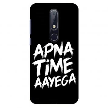 NDCOM Apna Time Ayega Slogan Printed Hard Mobile Back C...