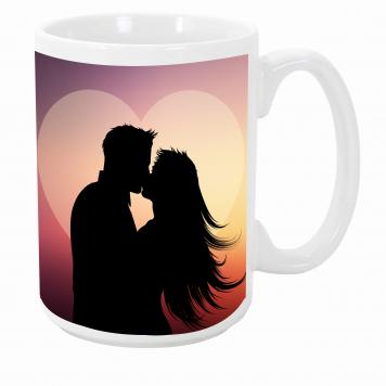 Mekanshi Premium love kiss Printed Gift Mug for Your Lo...