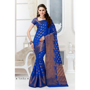 Elegant Look High Quality Bangalore Silk Sarees (Lite B...