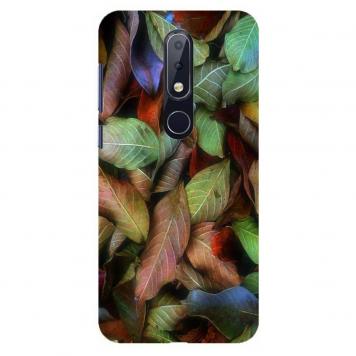 NDCOM Leaf Printed Hard Mobile Back Cover Case For Noki...