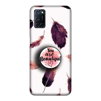 NDCOM Beautiful Feathers You Are Beautiful Printed Hard...