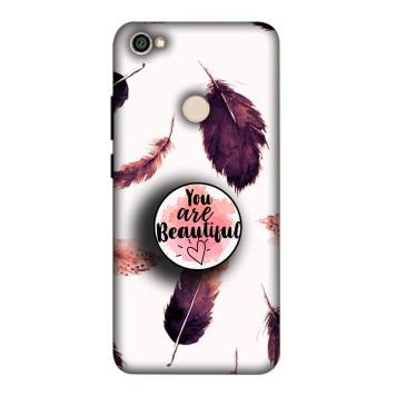 NDCOM Beautiful Feathers You Are Beautiful Printed Hard...