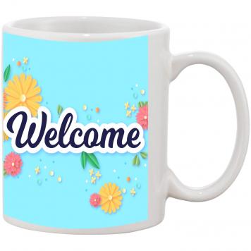 Mekanshi Premium Saying Welcome Printed Gift Mug for Yo...