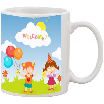 Mekanshi Premium Saying Welcome Printed Gift Mug for Yo...