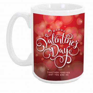 Mekanshi Premium Happy Valentine Printed Gift Mug for Y...