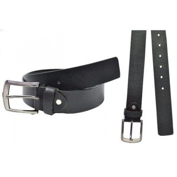 Ninja lite Black Textured Genuine Leather Belt by GetSe...