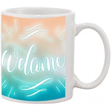 Mekanshi Premium Saying Welcome Printed Gift Mug for Yo...