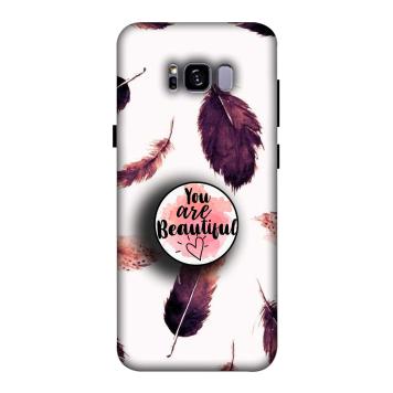 NDCOM Beautiful Feathers You Are Beautiful Printed Hard...