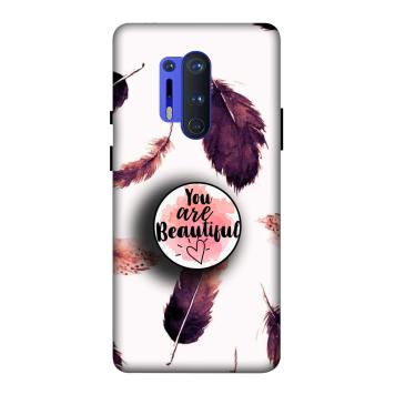 NDCOM Beautiful Feathers You Are Beautiful Printed Hard...