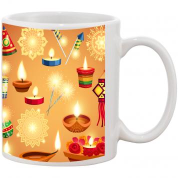 Mekanshi Premium Diwali Celebrations Printed Gift Mug f...