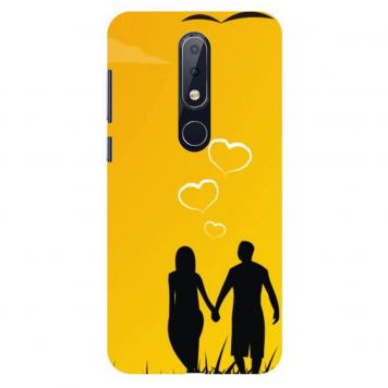 NDCOM Love /Romantic Couple Printed Hard Mobile Back Co...