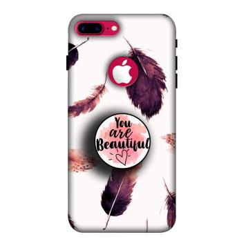 NDCOM Beautiful Feathers You Are Beautiful Printed Hard...