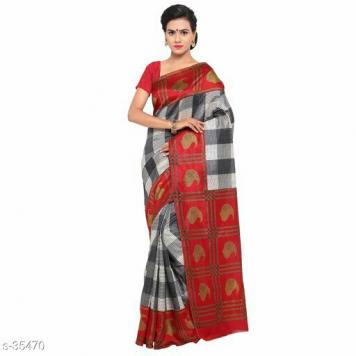 Bhagalpuri Silk Sarees with Latest Design By Fashion Tr...