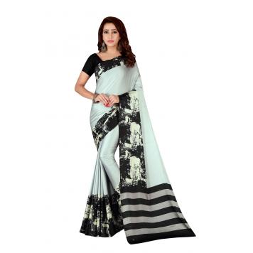 SVB Saree MultiColour Japan Crepe Saree