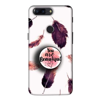 NDCOM Beautiful Feathers You Are Beautiful Printed Hard...