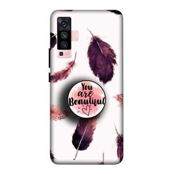 NDCOM Beautiful Feathers You Are Beautiful Printed Hard...