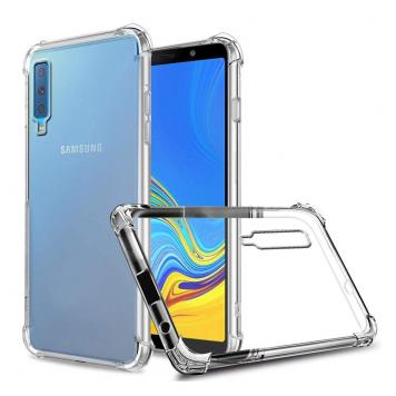 Samsung Galaxy A7 2018 Anti Shock Proof Soft Transparen...