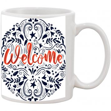 Mekanshi Premium Saying Welcome Printed Gift Mug for Yo...