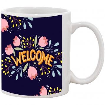 Mekanshi Premium Saying Welcome Printed Gift Mug for Yo...