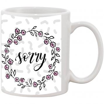 Mekanshi Premium Saying Sorry, Apologies Printed Gift M...