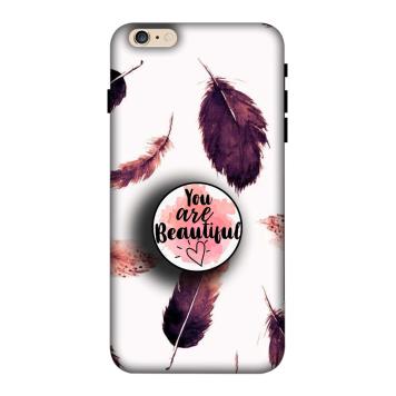 NDCOM Beautiful Feathers You Are Beautiful Printed Hard...